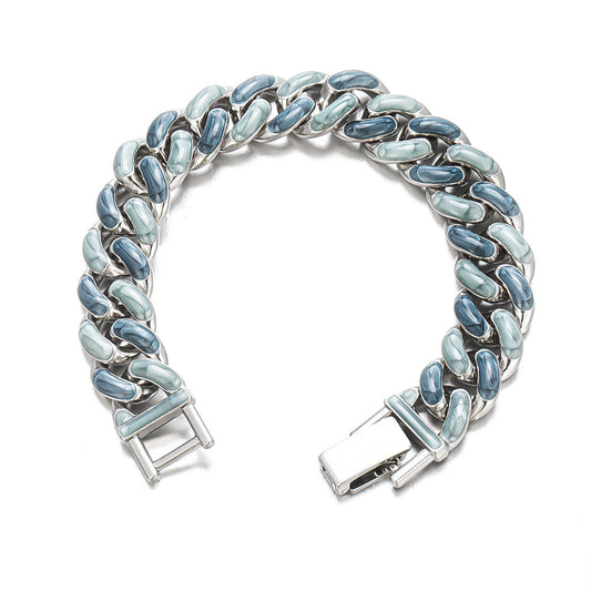 INS Fashion Simple Hip Hop Cuban Bracelet Accessories