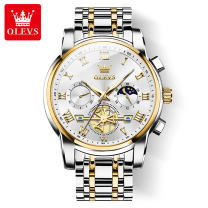 Oli's Brand Men's Quartz Watch with Luminous Waterproof Feature