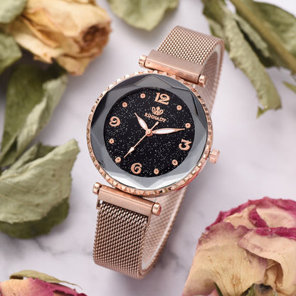 Quartz Watch and Bracelet Set for Women (2 Pieces)