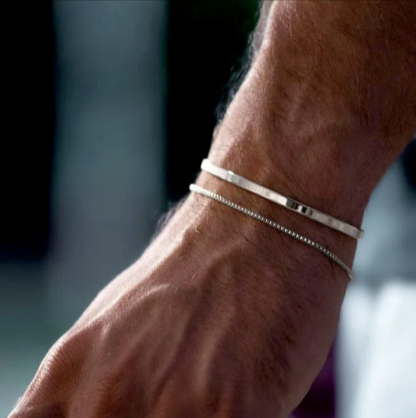 Cuban Link C-Shaped Bracelet