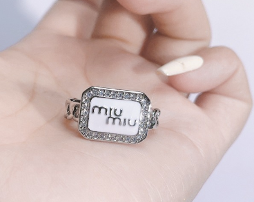 Cuban Chain Ring with Diamond for Hip Hop Style