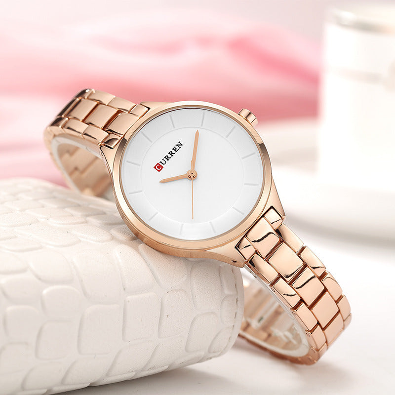 Curren 9015 Women's Waterproof Quartz Steel Watch