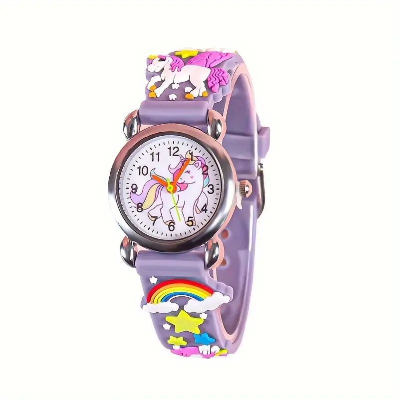 Unicorn Element Quartz Watch for Kids - Cartoon Style