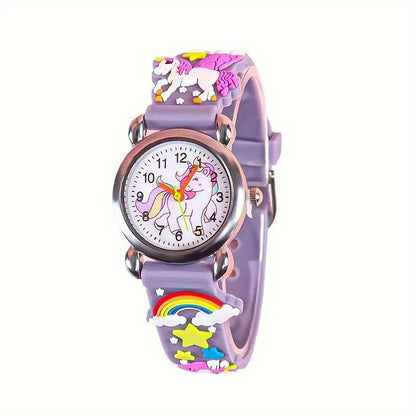 Unicorn Element Quartz Watch for Kids - Cartoon Style