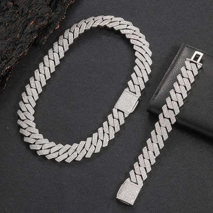 Men's 3-Row Flip Buckle Bracelet
