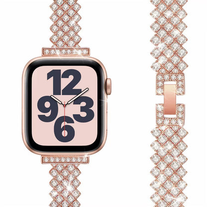 Metal Rhinestone Diamond Watch Strap