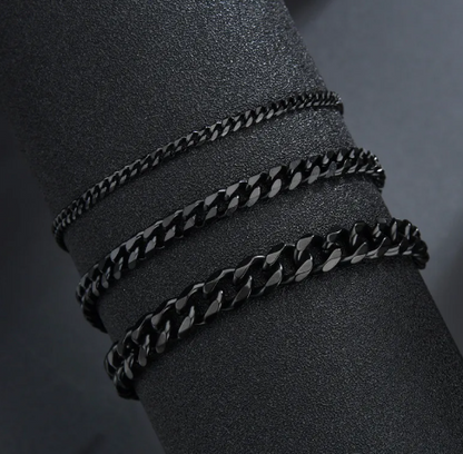 Six-Sided Cuban Chain Bracelet
