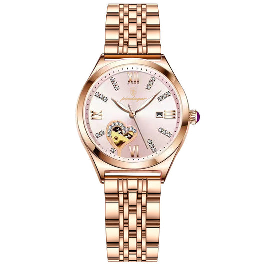 Swiss Certified Diamond Studded Waterproof Women's Watch