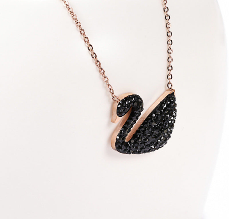 Rose Gold Four Leaf Clover Necklace for Women