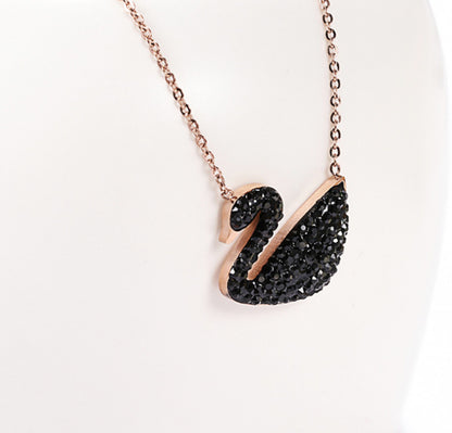 Rose Gold Four Leaf Clover Necklace for Women