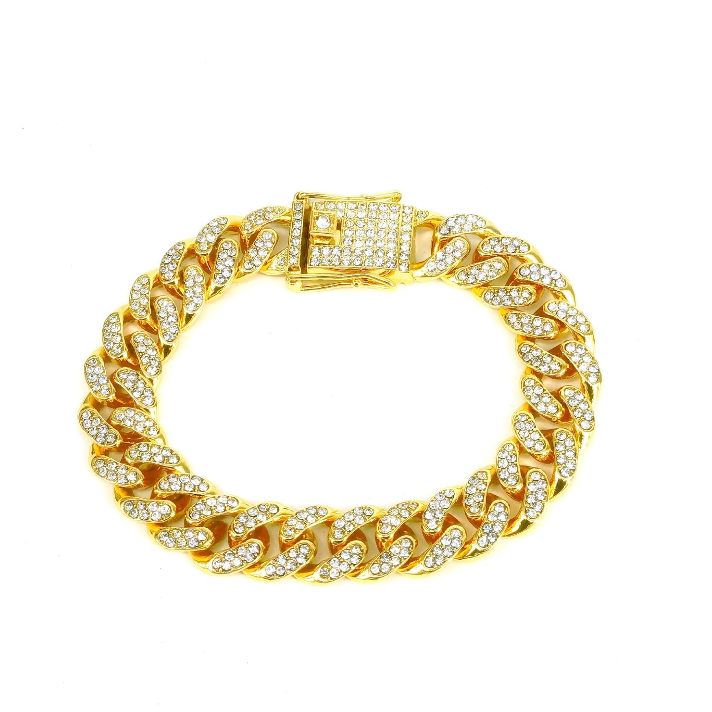 High-Quality Men's Cuban Link Chain - 12mm Hip Hop Style