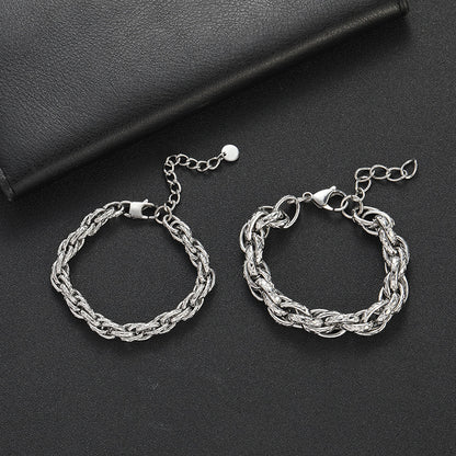 Thick Cuban Chain Hip Hop Bracelet