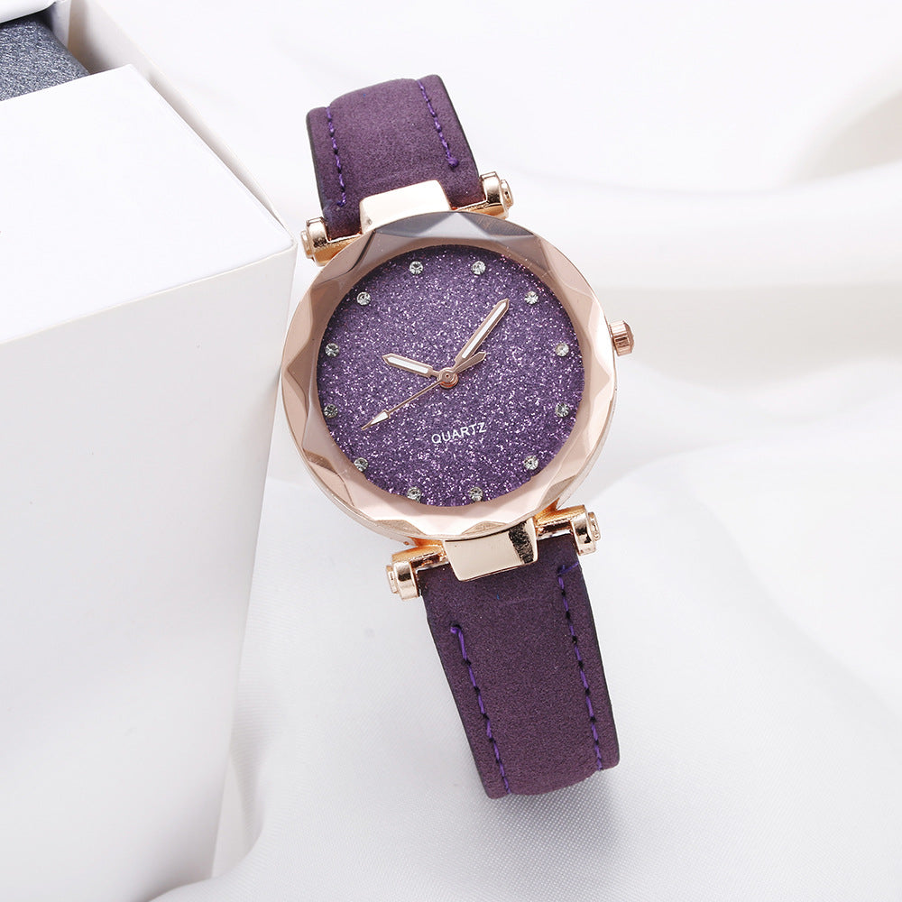 Women's Sparkling Starry Quartz Watch