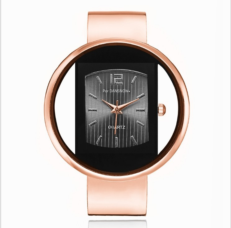 Fashionable Women's Steel Band Quartz Watch Bracelet