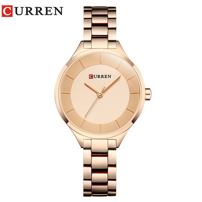 Curren 9015 Women's Waterproof Quartz Steel Watch