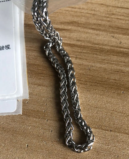 Cross Necklace with Hip Hop Titanium Steel Pendant