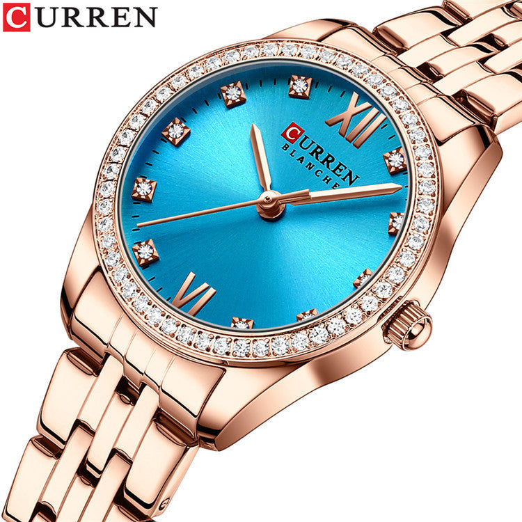 CURREN 9086 Women's Stylish Waterproof Quartz Watch