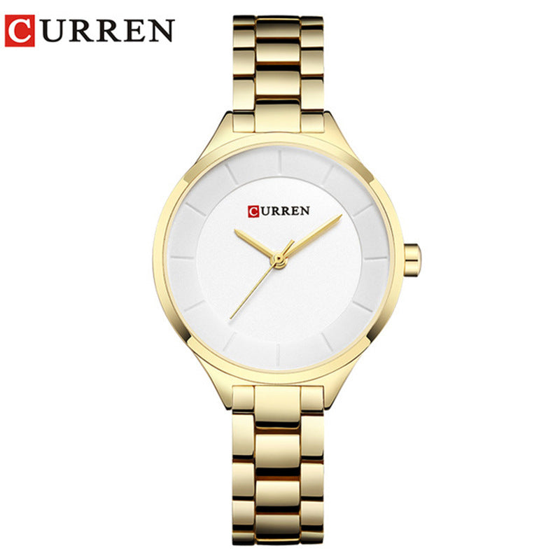 Curren 9015 Women's Waterproof Quartz Steel Watch
