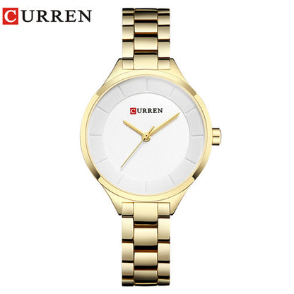 Curren 9015 Women's Waterproof Quartz Steel Watch