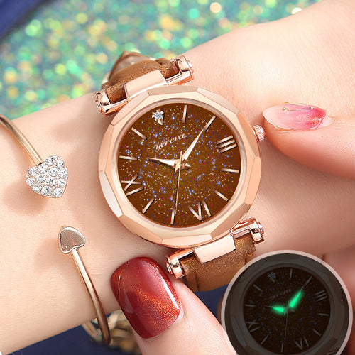 Luminous Diamond Starry Sky Watch
