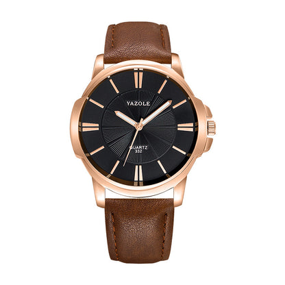 Men's Waterproof Quartz Watch with Luminous Feature