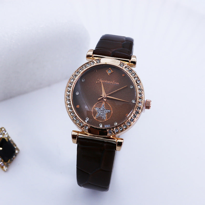 Starry Sky Women's Watch - Minimalist Vintage Style