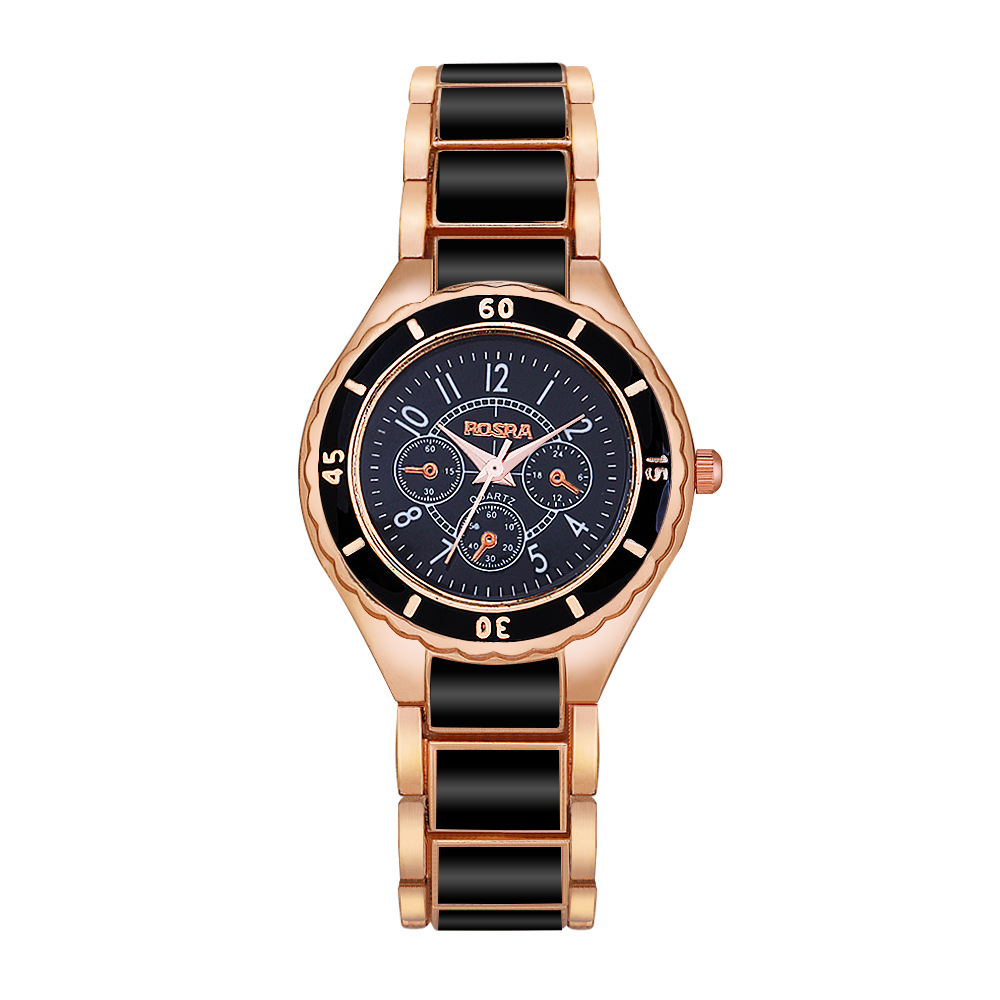 Fashionable Quartz Couple Watch with Steel Band