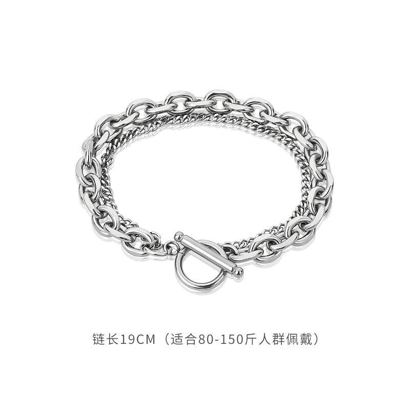 Men's Cuban Style Bracelet - Minimalist Summer Design