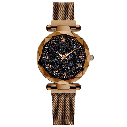Wholesale Starry Sky Night Glow Quartz Watch for Women