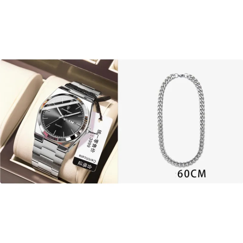 Ultra-thin Waterproof Men's Quartz Watch
